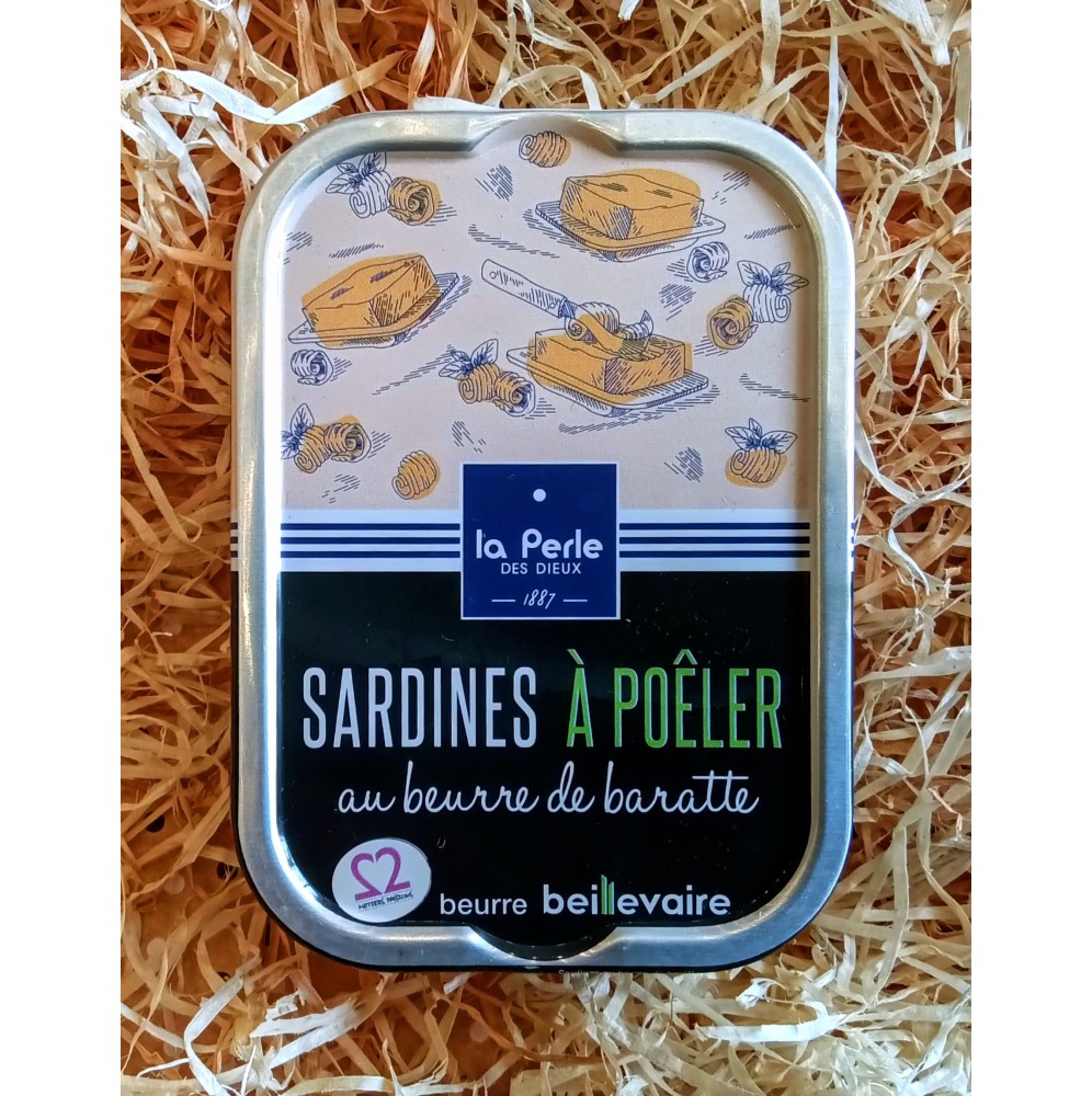 Sardines à poêler au beurre de baratte