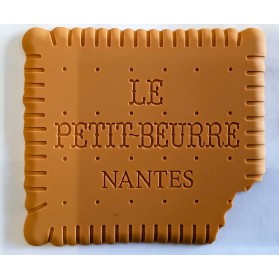 Un sous verre petit beurre croqué