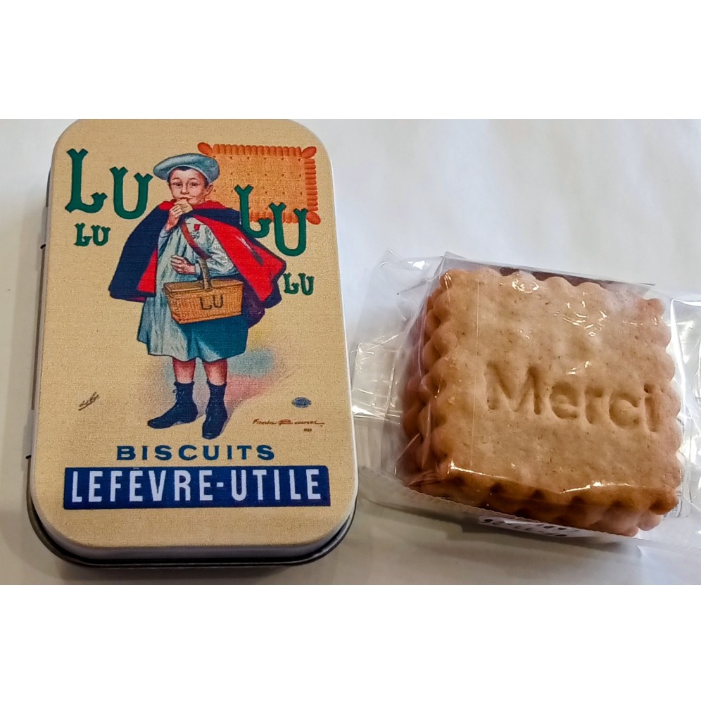 BOITE SAVON avec petits beurres artisanaux 28g